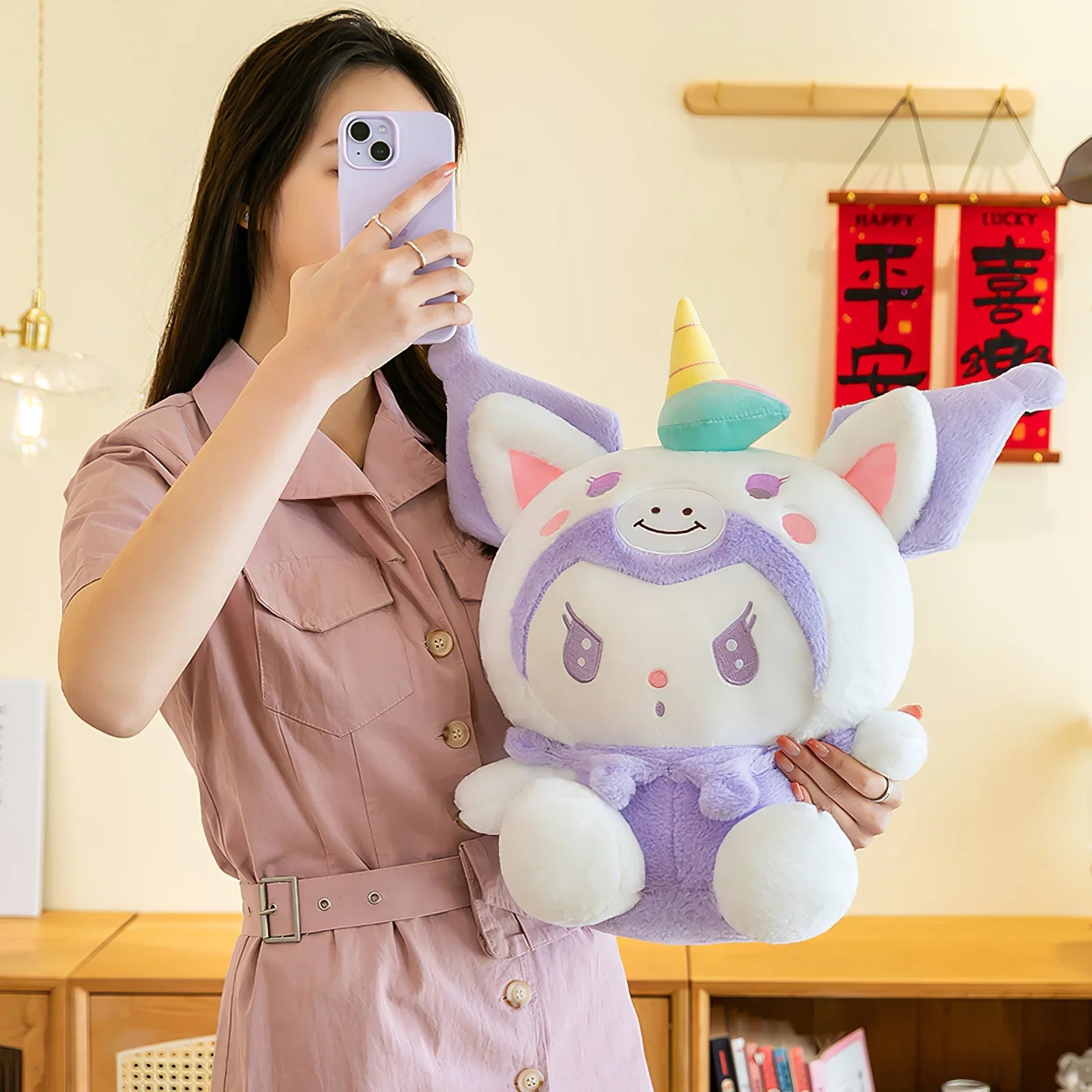 Sanrio Kuromi Unicorn Plush Toy Anime - Tophatter Daily Deals