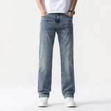 Oversized Men’s Wide Leg Jeans - Straight Lyocell, Casual J9901 - Tophatter Daily Deals