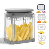 French Fry Cutter 4-in-1 French Fry Cutters - Tophatter Daily Deals