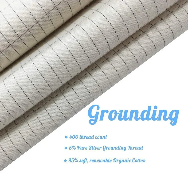 Earthing Bed Sheet Grounding Sheet Anti Static Sleep - Tophatter Daily Deals