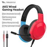 Gaming Headset Wired Lightweight With Omnidirectional Mic Color spelling - Tophatter Daily Deals