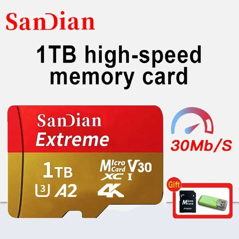 1TB MicroSD Card UHS I Class 10 High Speed Storage - Tophatter Daily Deals