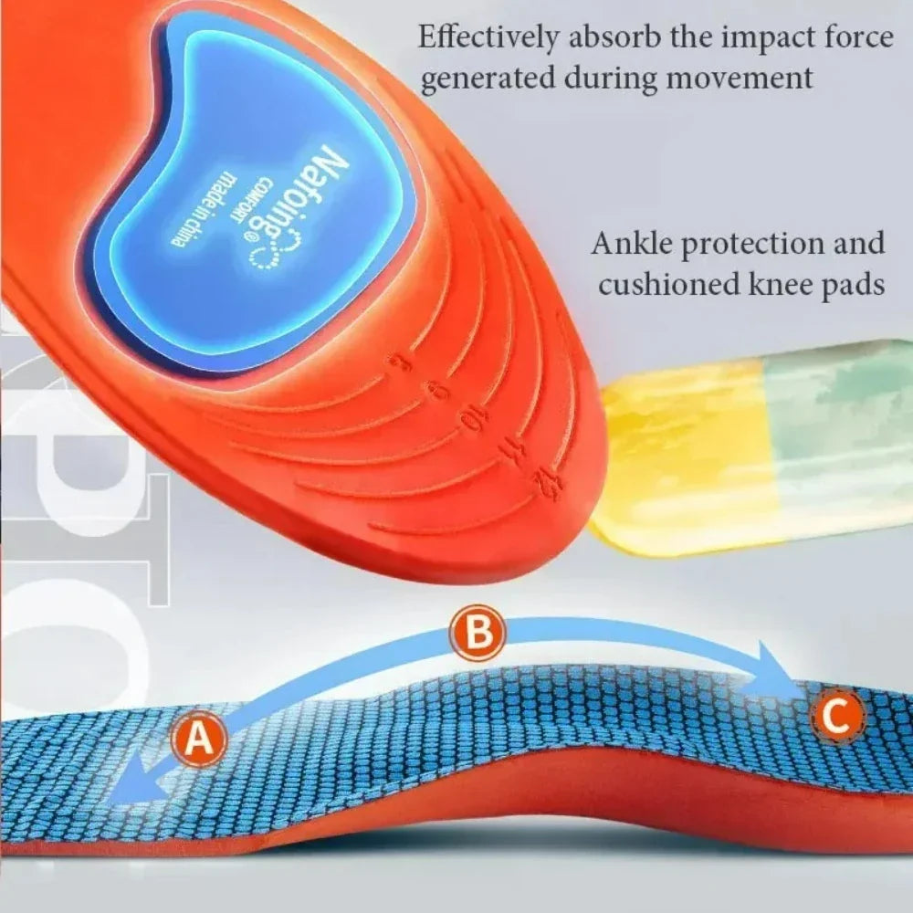 Sport Insoles Shock Absorption Orthotic Shoe Inserts Plantar Fascia Insole - Tophatter Daily Deals