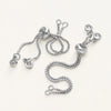 Adjustable Slider Chains For DIY Bracelet Making Accessories - Tophatter Daily Deals