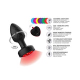 Cheeky Charms Twila – Light-Up Rotating Vibrating Anal Plug with Remote > Anal Range > Vibrating Butt Plugs - Tophatter Daily Deals
