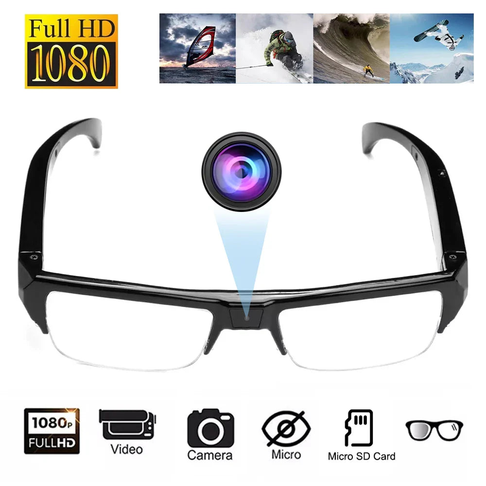 1080P Mini Camera Smart Glasses Portable Sports Glasses - Tophatter Daily Deals