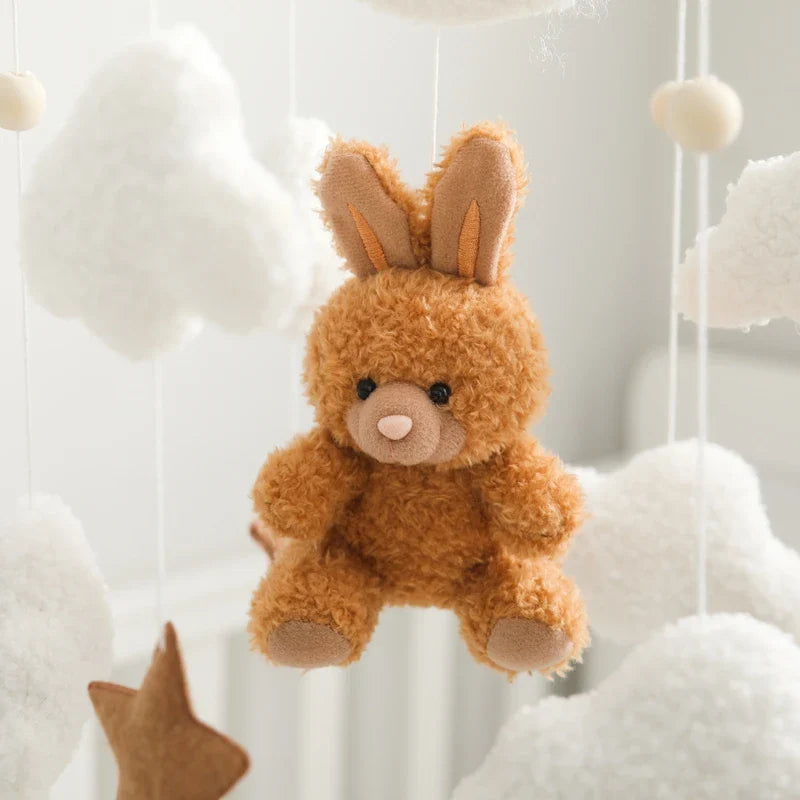 Baby Crib Mobile Wooden Nursery Newborn Sensory Toys - Tophatter Daily Deals