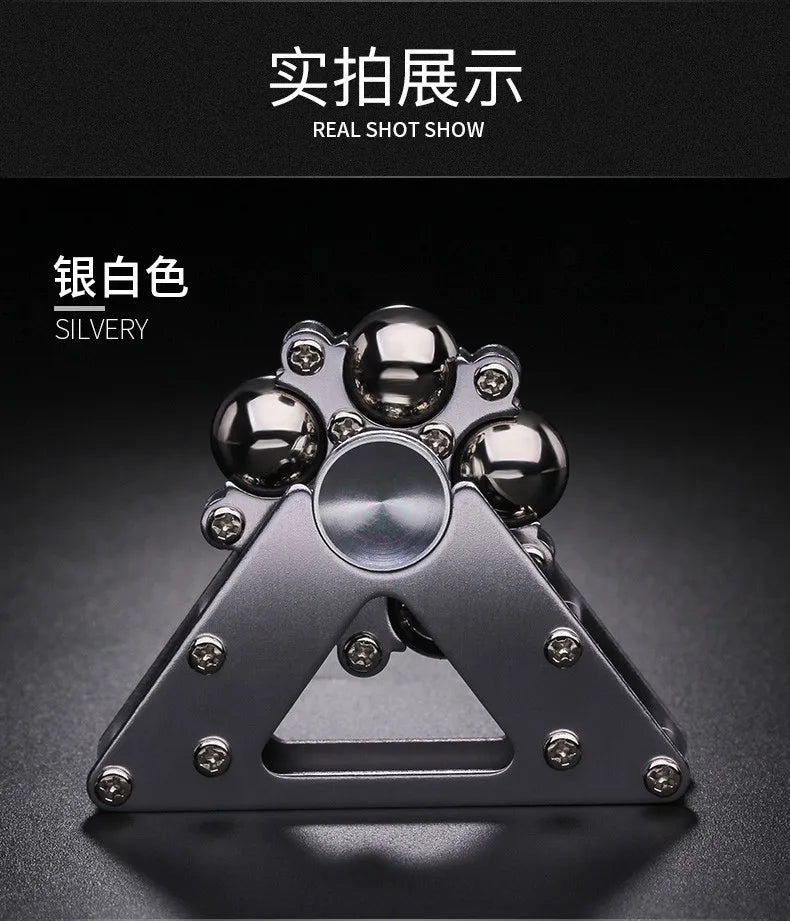 Ferris Wheel Metal Fidget Spinner Stress Relief Toy - Tophatter Daily Deals