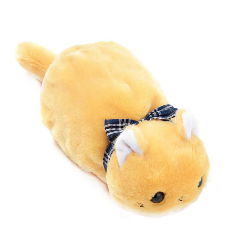 Pencil Case Kawaii Plush Cat Bags For Stationery Neko Ginger Animals - Tophatter Daily Deals