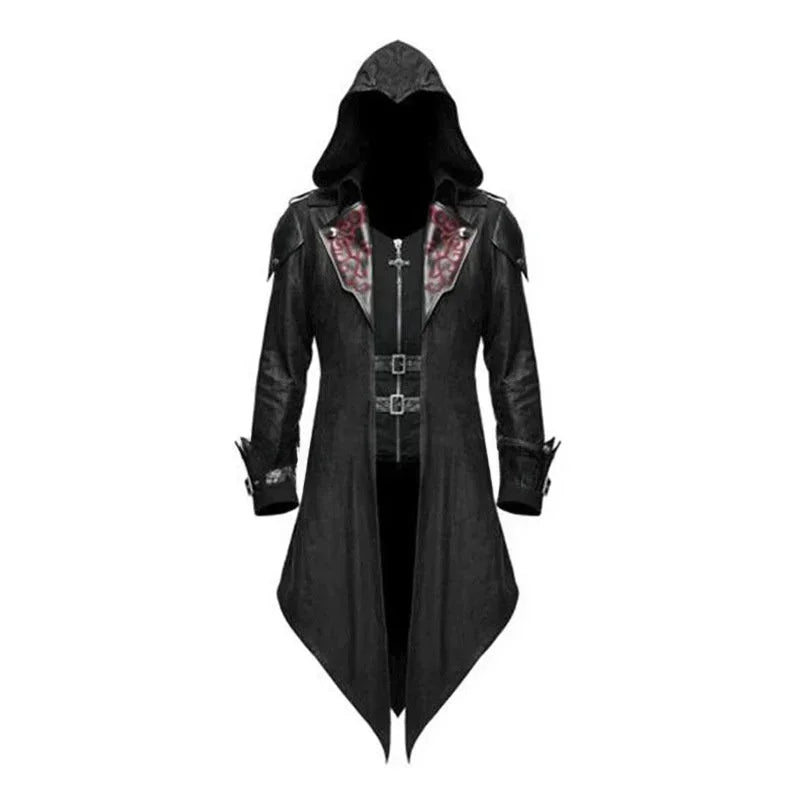 Medieval Assassin Hooded Jacket Costume Halloween 2025 - Tophatter Daily Deals