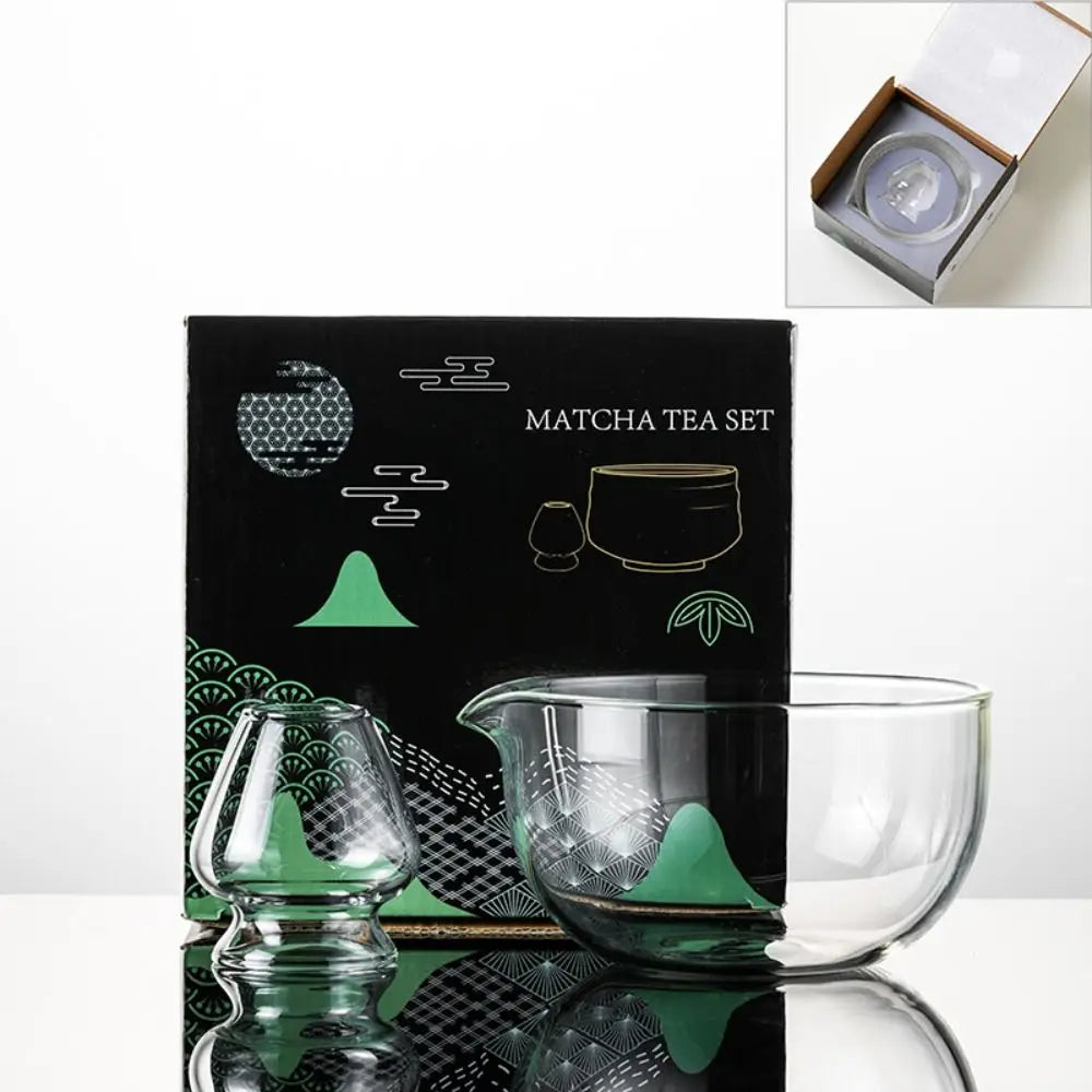 Matcha Mixing Bowl Glass Pouring Spout Japanese Tea - Tophatter Daily Deals