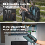 2-in-1 Outdoor Trolley Case Backpack Expandable Black Backpacks - Tophatter Daily Deals