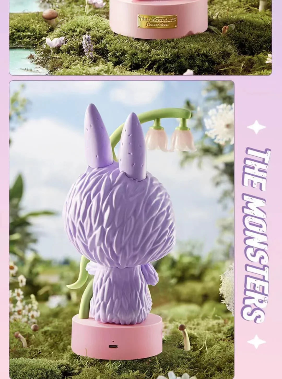 Genuine Pop Mart The Monsters Labubu Lamp Figurine Mythical - Tophatter Daily Deals