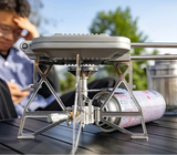 Butterfly Portable Folding Gas Stove Silver Camp Cooking - Tophatter Daily Deals