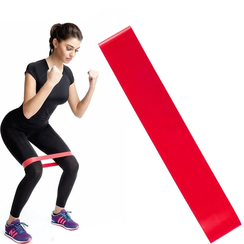 Resistance Bands Set TPE Workout Bands Home Fitness red-25LB - Tophatter Daily Deals