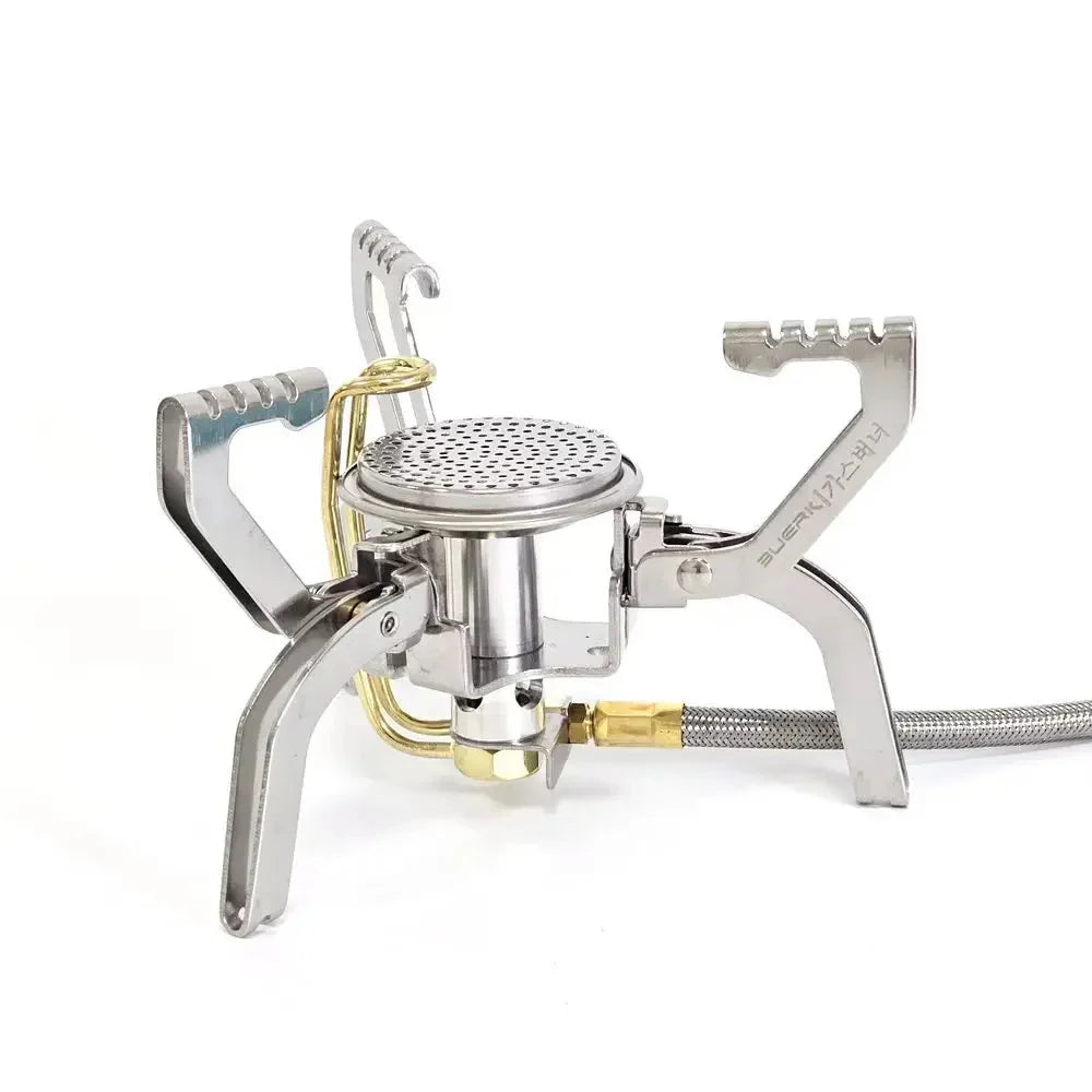 4800W Windproof Pocket Stove Silver Camp Cooking - Tophatter Daily Deals