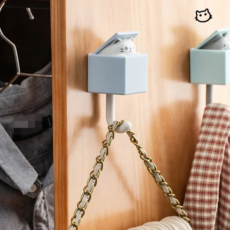 Cute Cat Wall Hooks for Keys Animals - Tophatter Daily Deals