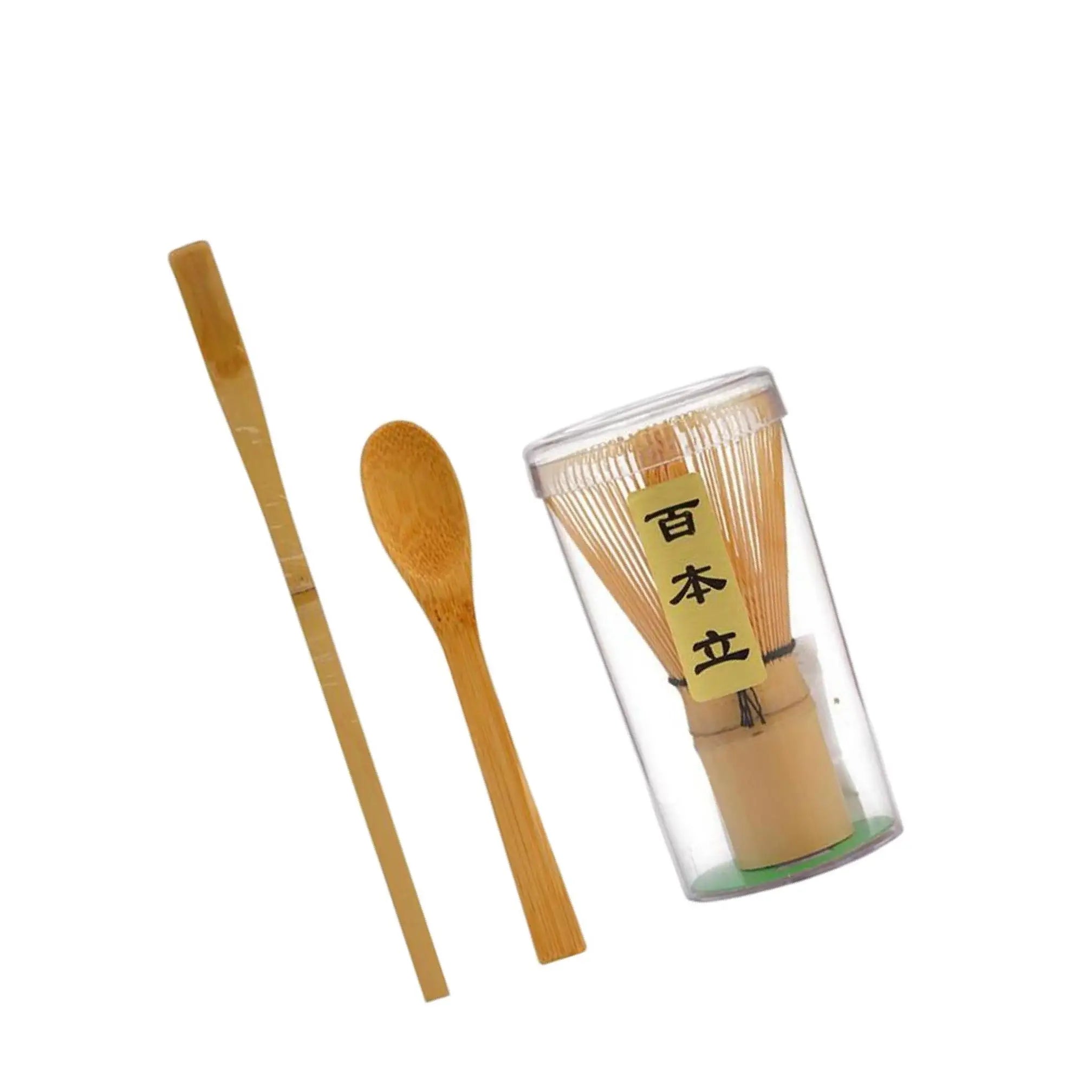 Bamboo Matcha Whisk Starter Kit Ceremonial Tea Eco Gift Style A - Tophatter Daily Deals