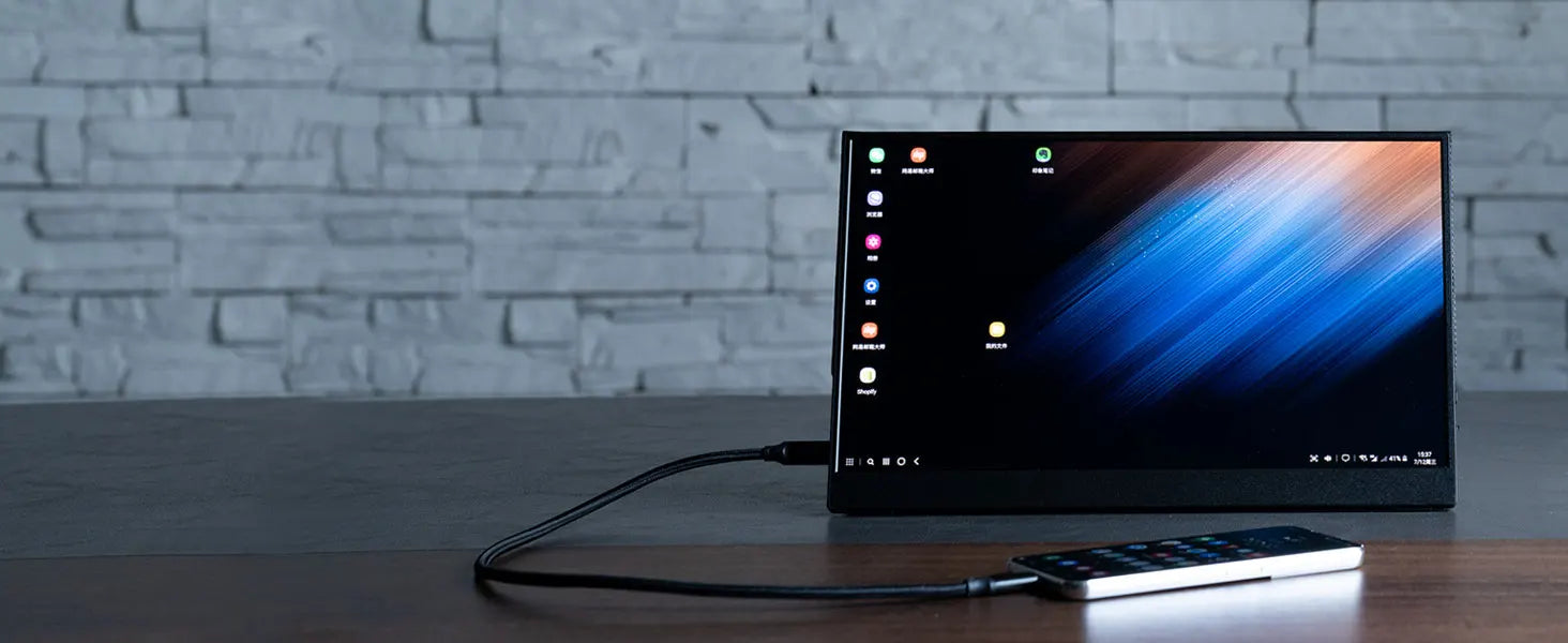 OLED 13.3 Inch Portable Monitor 1ms HDR 100 Percent DCI P3 - Tophatter Daily Deals