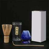 Matcha Bamboo Tea Set 3Pc Japanese Tea Tools Eco Friendly Kiln to Blue - Tophatter Daily Deals