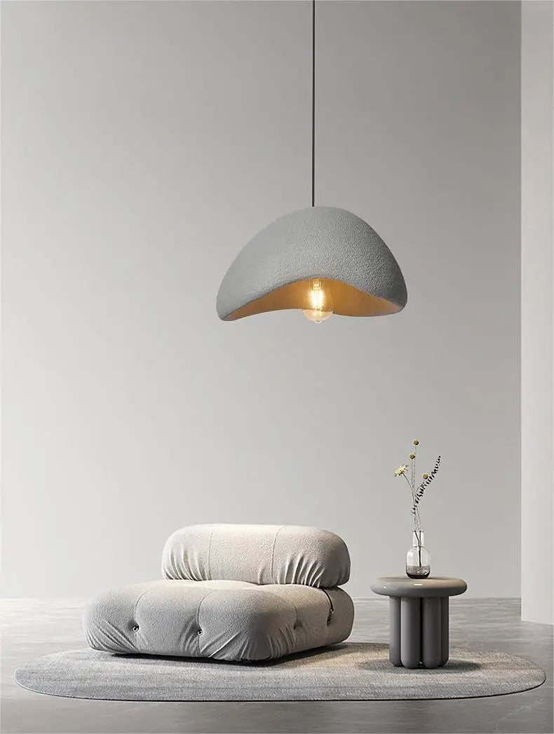 Japandi Pendant Ceiling Lamps Nordic Wabi Sabi LED Dining Room - Tophatter Daily Deals