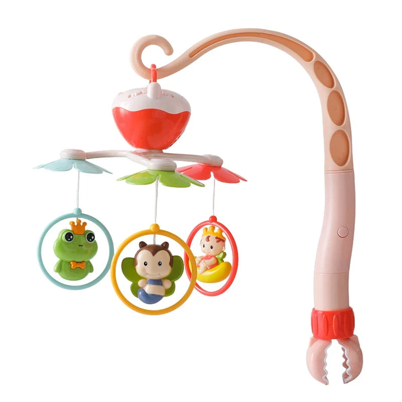 Hot Air Balloon Crib Mobile Newborn Sensory Toys Soothing Animal Music-02 - Tophatter Daily Deals