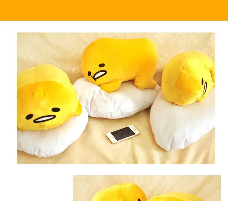 Sanrio Gudetama Plush Pillow Food - Tophatter Daily Deals