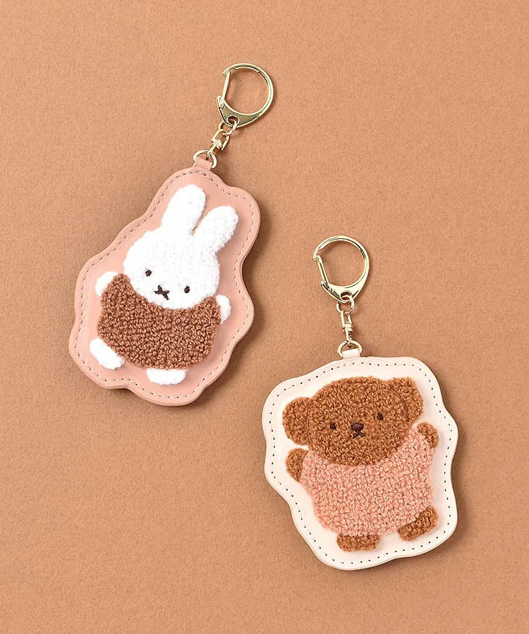 Miffy Fluffy Bunny Keychain Animals - Tophatter Daily Deals
