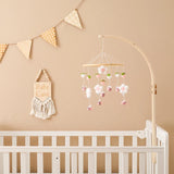 Baby Crib Mobile Wooden Musical Newborn Sensory Toys - Tophatter Daily Deals