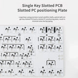Mechanical Keyboard 87 Key Tri Mode RGB Hot Swappable - Tophatter Daily Deals