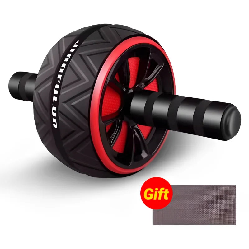 Ab Roller Wheel Core Trainer Non Slip Home Workout Red - Tophatter Daily Deals