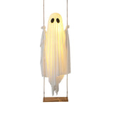 Hanging Swing Ghost Decoration Halloween 2025 Porch Lights - Tophatter Daily Deals