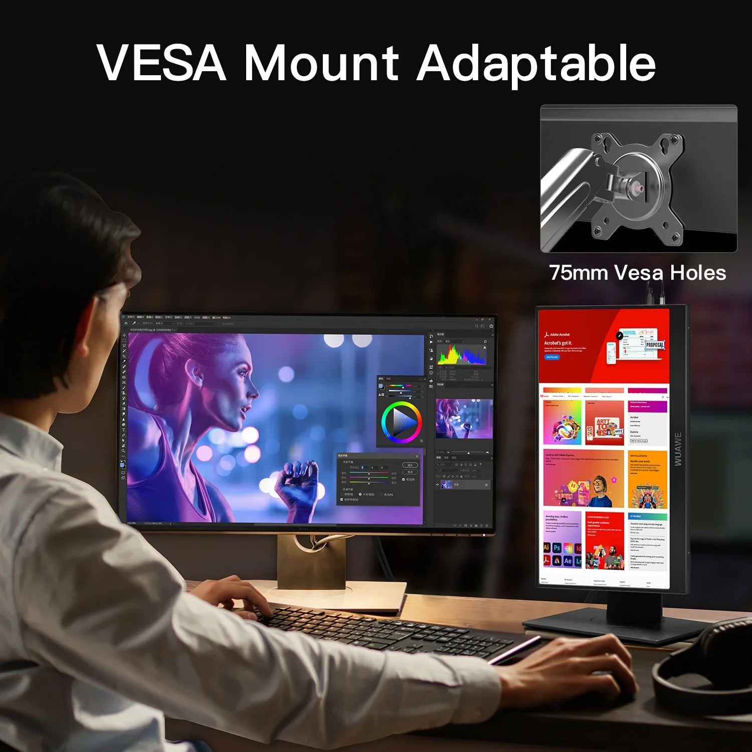 15.6 Inch Portable Monitor USB C HDMI HDR Travel Screen - Tophatter Daily Deals