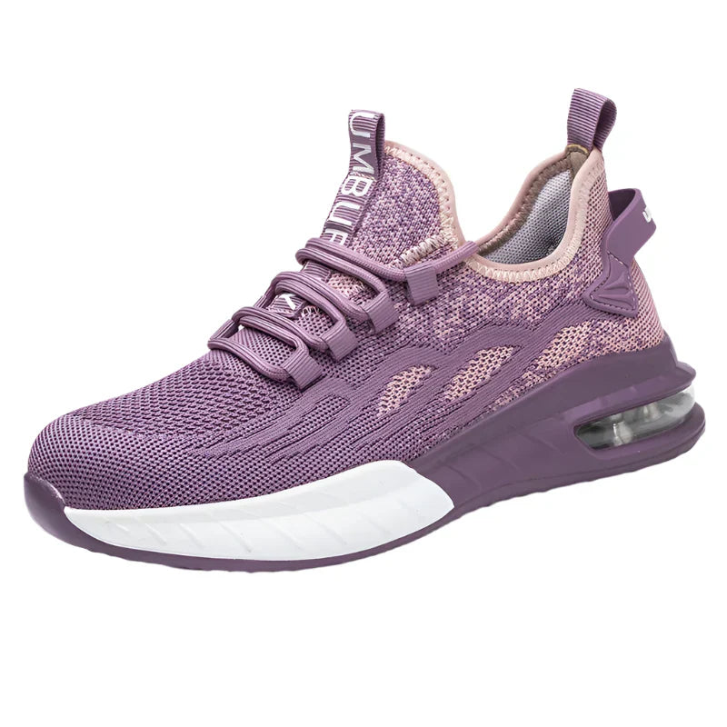 Safety Toe Work Shoes for Men Women (pink) Apparel & Accessories > Shoes > Athletic Shoes - Tophatter Daily Deals