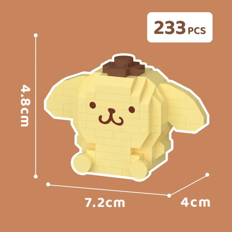 Sanrio Pompompurin Lego Building Block Figures PomPomPurin Anime - Tophatter Daily Deals