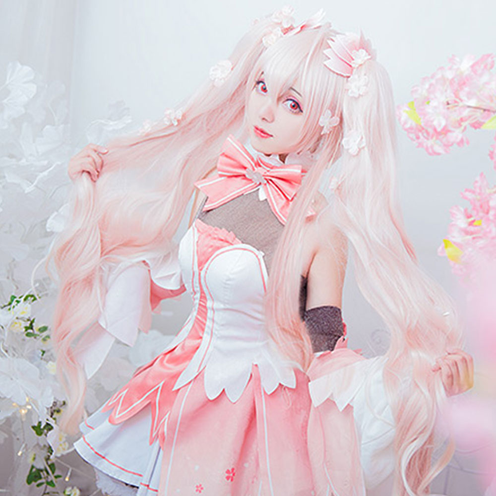 Vocal Idol Sakura Virtual Girl Pink Dress Cosplay Costume Costume - Tophatter Daily Deals