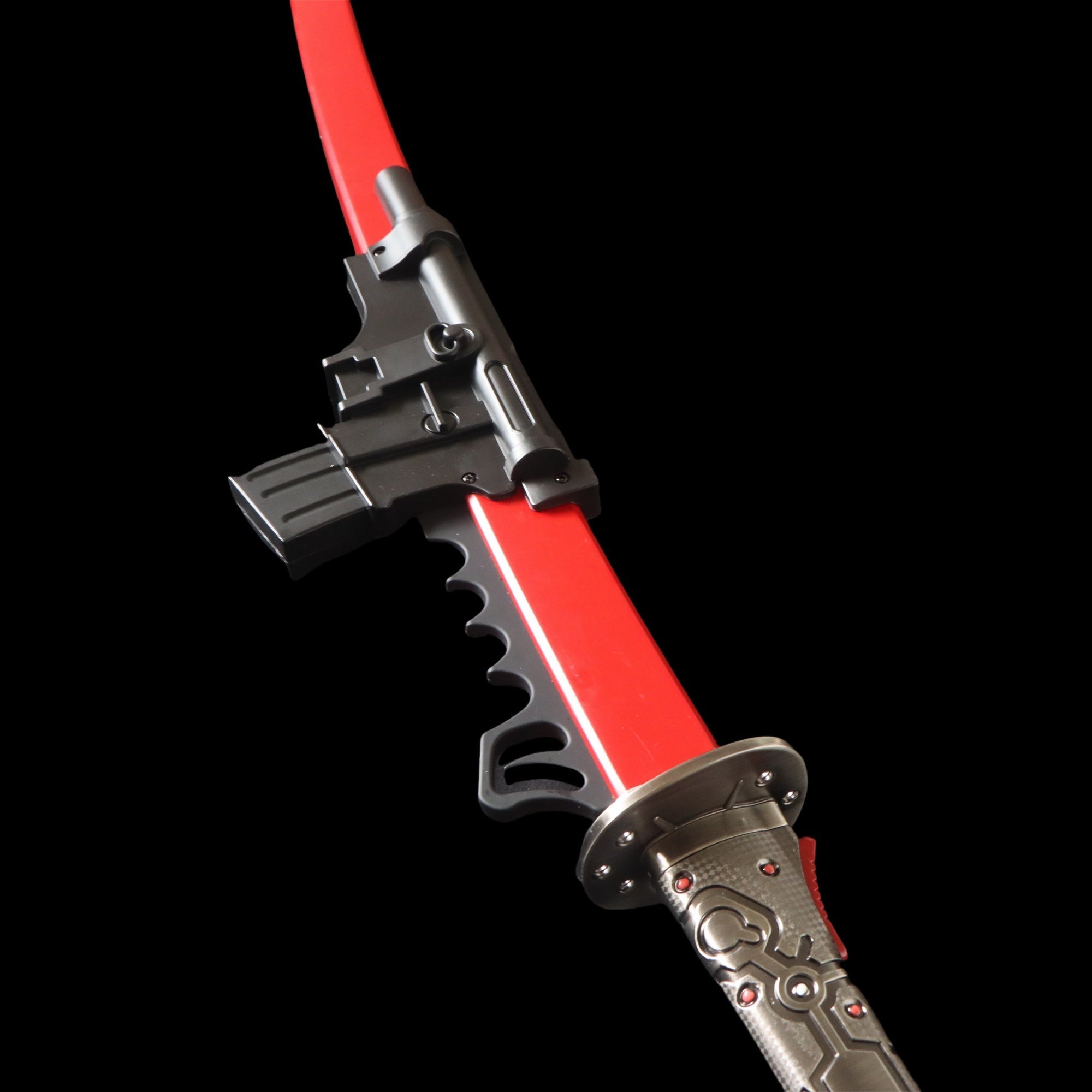 Red Damascus Steel MG Sam's Murasama Katana IRL - Tophatter Daily Deals