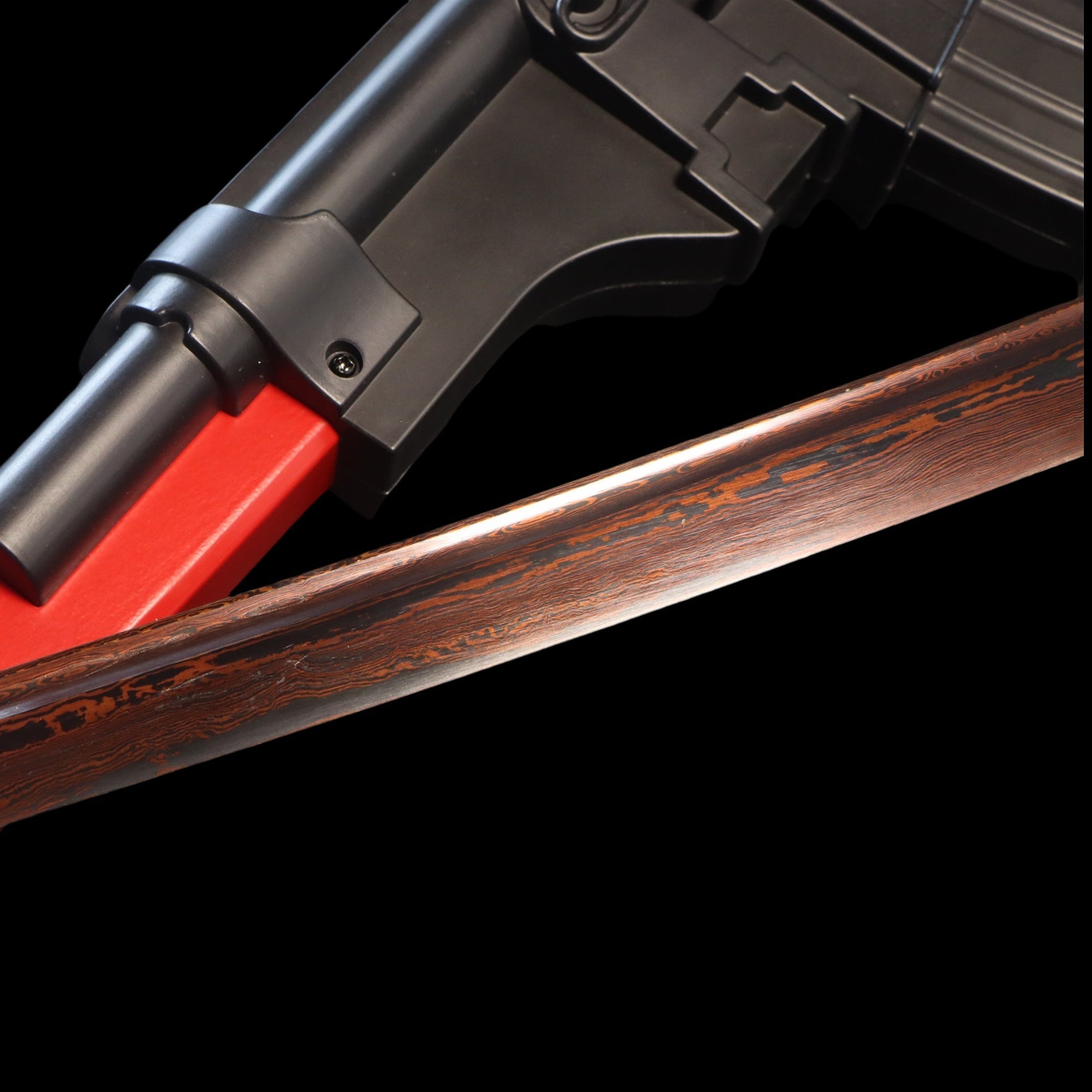 Red Damascus Steel MG Sam's Murasama Katana IRL - Tophatter Daily Deals