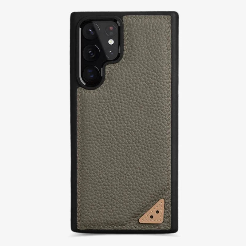 Leather Phone Case S22 Luxury Cover Fall 2025 Protection Elephant Grey - Tophatter Daily Deals