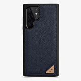 Leather Phone Case S22 Luxury Cover Fall 2025 Protection Dark Blue - Tophatter Daily Deals