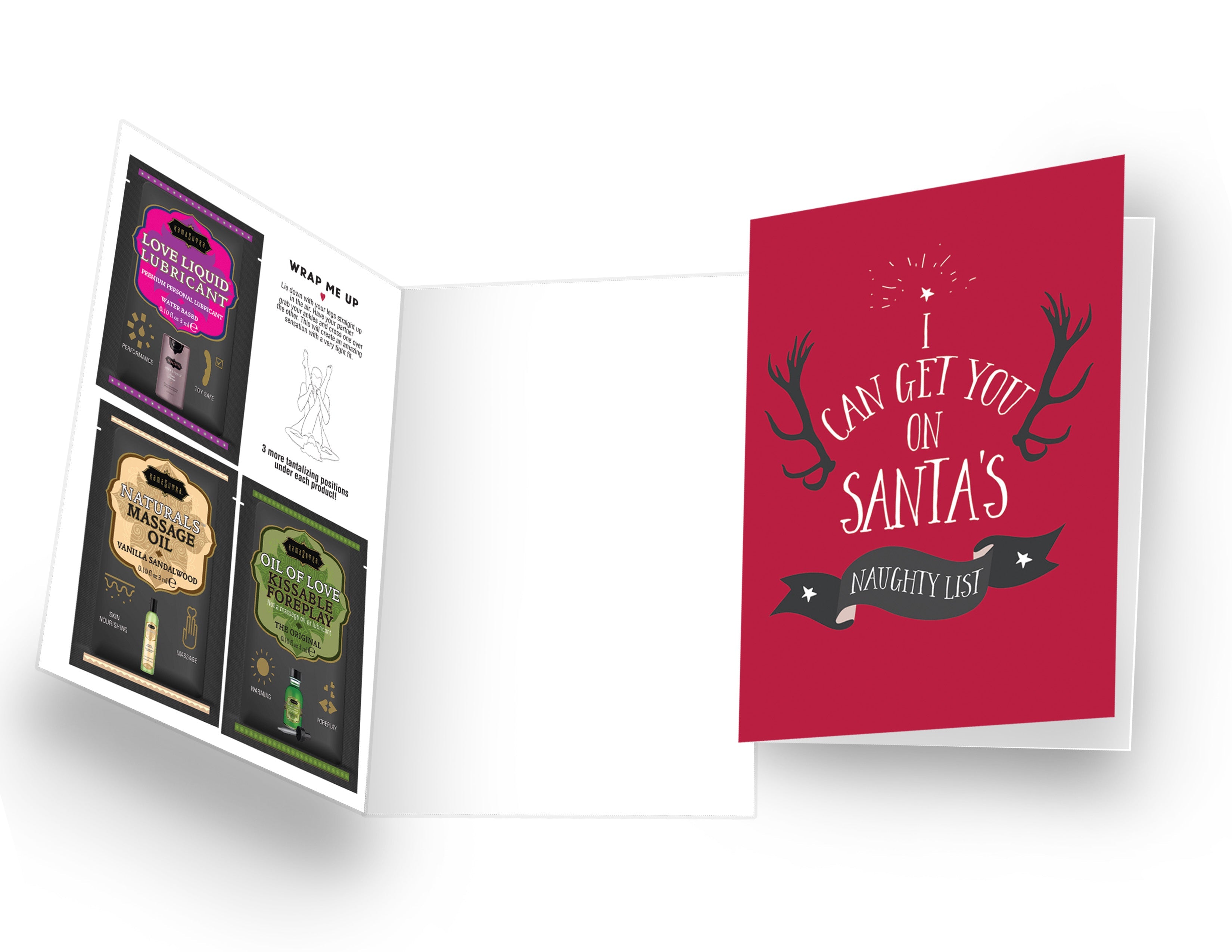 I Can Get You On Santa's Naughty List Greeting Card - Tophatter Daily Deals