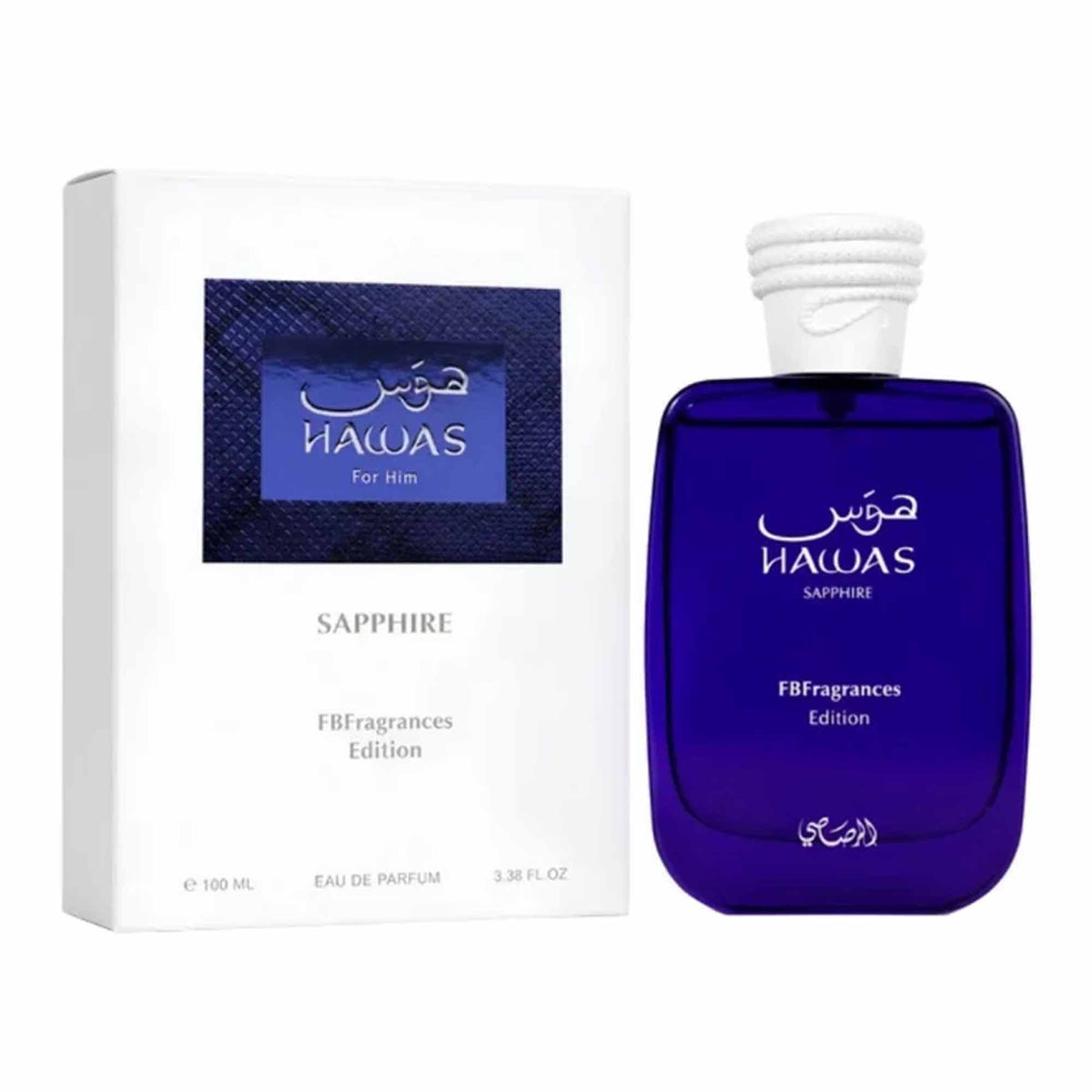Rasasi Hawas Sapphire Eau De Parfum 100ml Spray - Tophatter Daily Deals