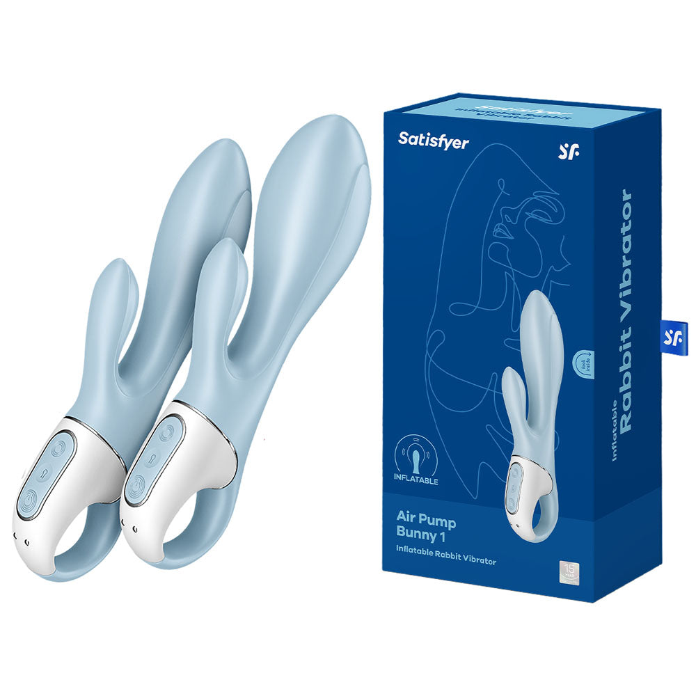 Satisfyer Air Pump Bunny 1 - Inflatable Rabbit Vibrator 8 Inch > Vibrators > Ladies > Rabbit - Tophatter Daily Deals