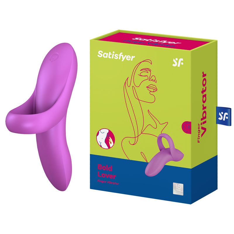 Satisfyer Bold Lover Dark Finger Stimulator > Vibrators > Finger Vibrators - Tophatter Daily Deals