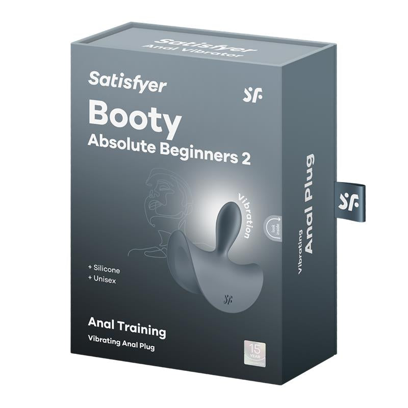 Satisfyer Booty Absolute Beginners 2 Vibrating Anal Plug For Beginners Silicone Unisex > Anal Range > Butt Plugs - Tophatter Daily Deals