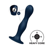 Satisfyer Double Ball-R Dildo Blue 7 Inch Pleasure Toy > Anal Range > Vibrating Butt Plugs - Tophatter Daily Deals