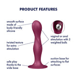 Satisfyer Double Ball-R - Versatile Pleasure Toy 5 Inch > Anal Range > Vibrating Butt Plugs - Tophatter Daily Deals