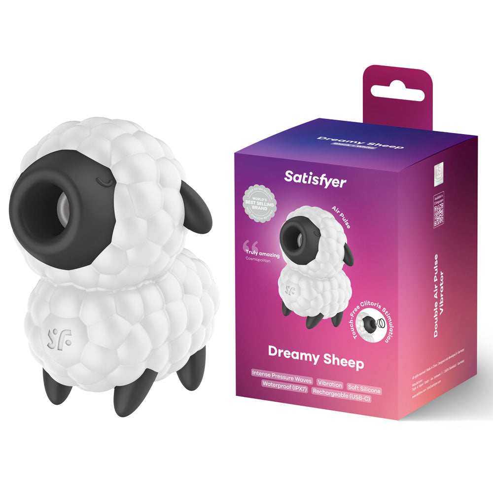 Satisfyer Dreamy Sheep Black Air Pulse Toy > Sex Toys For Ladies > Air Pulsation - Tophatter Daily Deals