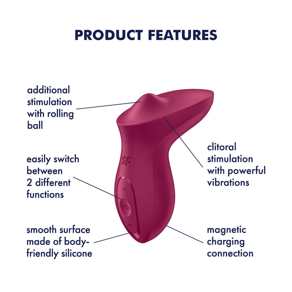 Satisfyer Exciterrr Vibrator > Vibrators > Ladies > Clitoral Vibrators and Stimulators - Tophatter Daily Deals