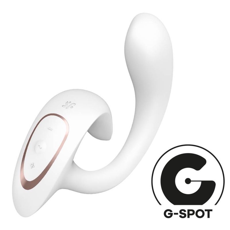 Satisfyer G for Goddess 1 Rabbit Vibrator White 185mm > Vibrators > Ladies > Rabbit Multi - Tophatter Daily Deals